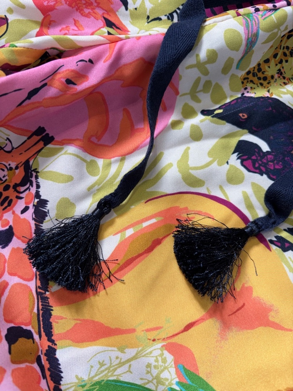 J Crew Vibrant Safari Animal Print Pants - Multicolor 0 - Picture 4 of 13